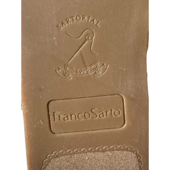 Franco Sarto NEW Women's Tiffany2 Espadrille Wedge Sandals Blue 8.5 Platform - Picture 7 of 7